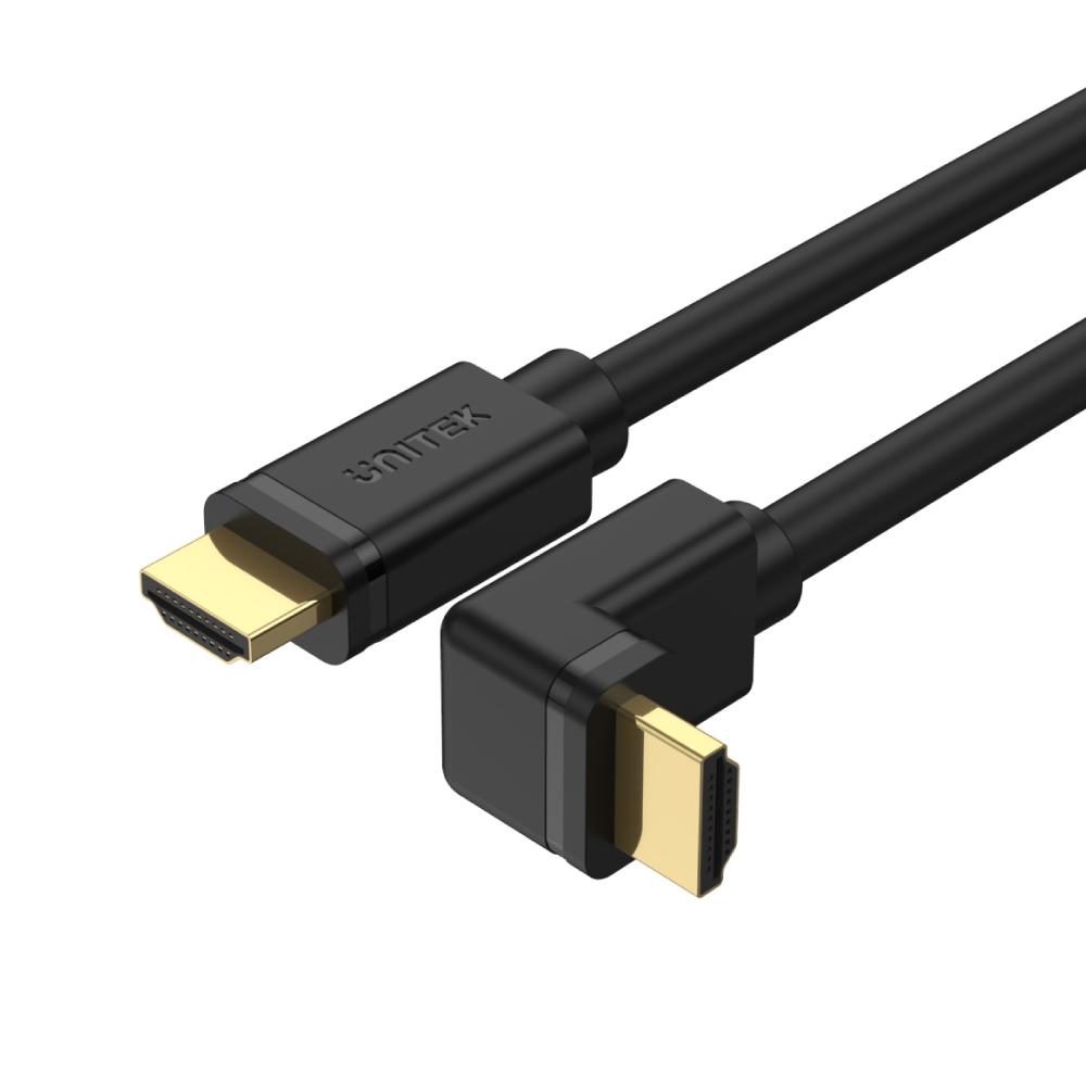4k 60Hz High Speed HDMI 2.0 Right Angle 90° Cable Y-C1002
