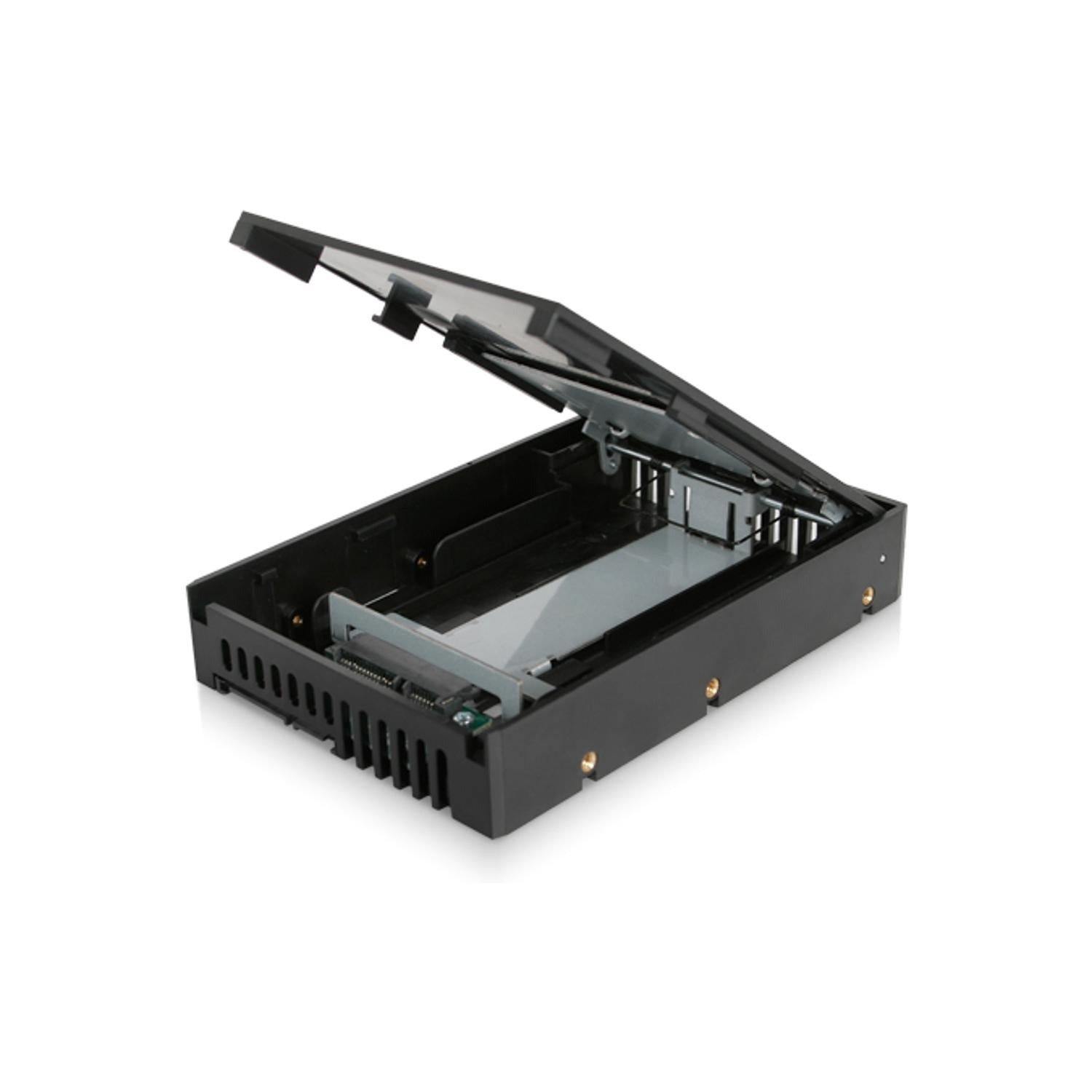 EZConvert MB882SP-1S-1B 2.5" to 3.5" Bay SATA (22pin) HDD & SSD Converter / Mounting Kit for Internal 3.5" Drive Bay