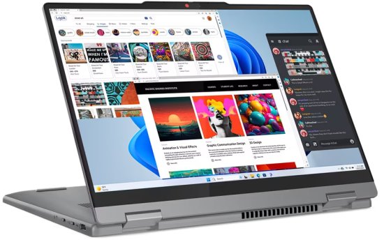 נייד לנובו Lenovo IdeaPad 5 2in1 14" FHD+ TOUCH Intel® Core™ 5 120U/16GB/512GB NVME/WIN 11 HOME/3Y 83DT0058IV