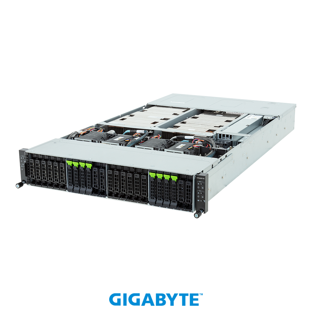 Gigabyte H223-V10 HPC/AI Arm Server – NVIDIA GH200 Grace Hopper Superchip – 2U 2-Node