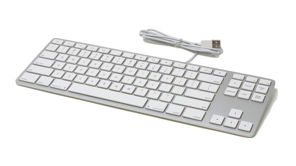 Matias Wired Aluminum Tenkeyless Keyboard -FK308S - Silver