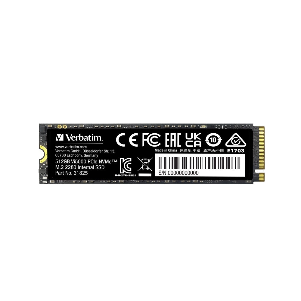 VERBATIM VI5000 PCIE4 NVME M.2 SSD 512GB - 512GB | 3Year – Powercon