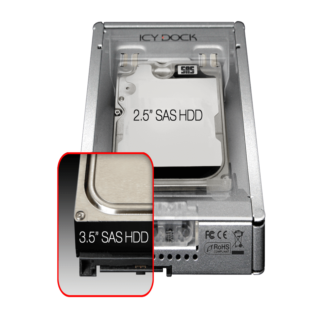 Full Metal 2.5" to 3.5" SATA HDD & SSD Converter