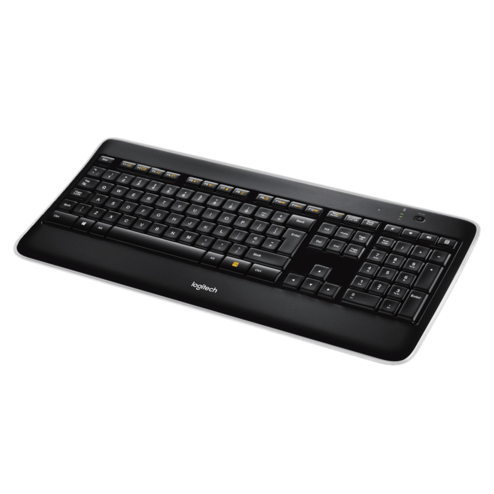 מקלדת אלחוטית Logitech Wireless Illuminated Keyboard K800 Retail