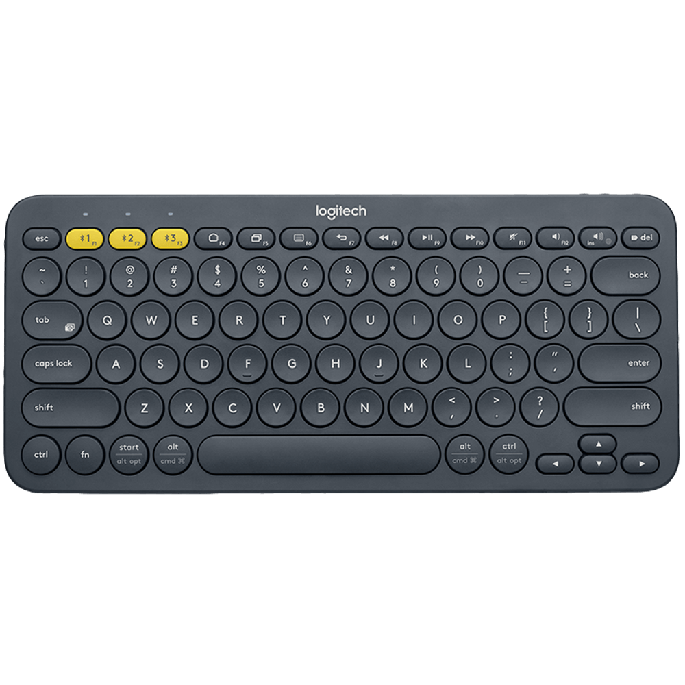 מקלדת אלחוטית מבית logitech דגם k380 graphite bt