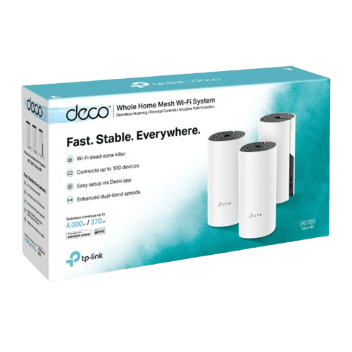 מגדיל טווח Deco M4 MESH 1200Mbps (שלוש יחידות) Tp-Link