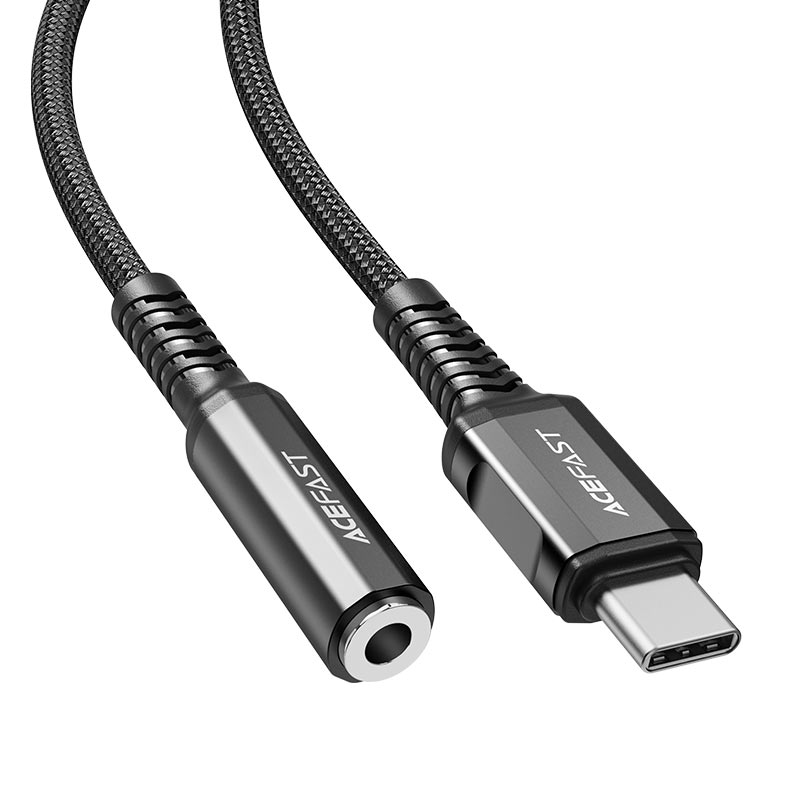 BC1-07 Usb-C to DC3.5 aluminum alloy headphones adapter cable