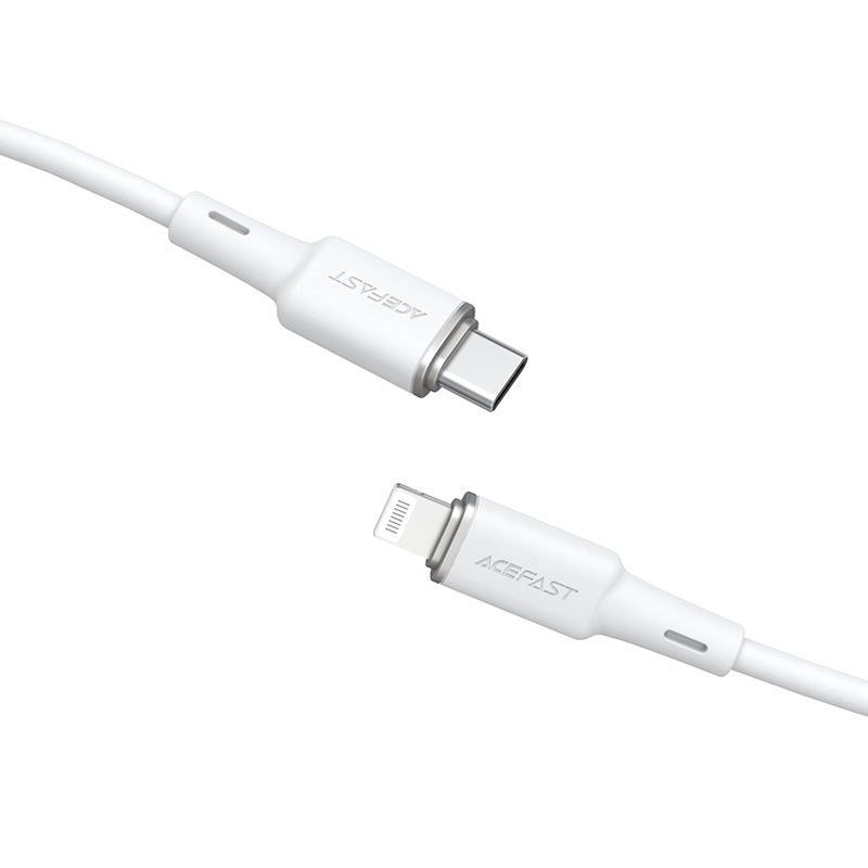 BC2-01 Usb-C to Lightning zinc alloy silicone charging data cable