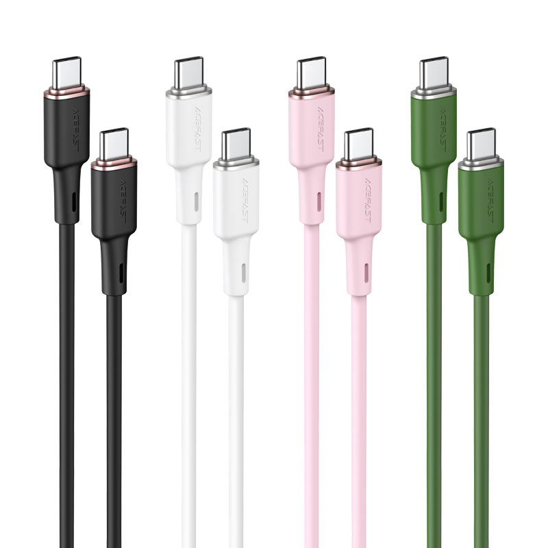 BC2-04 USB-A to USB-C zinc alloy silicone charging data cable