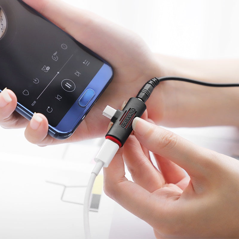 BV8 Type-C 2-in-1 audio converter