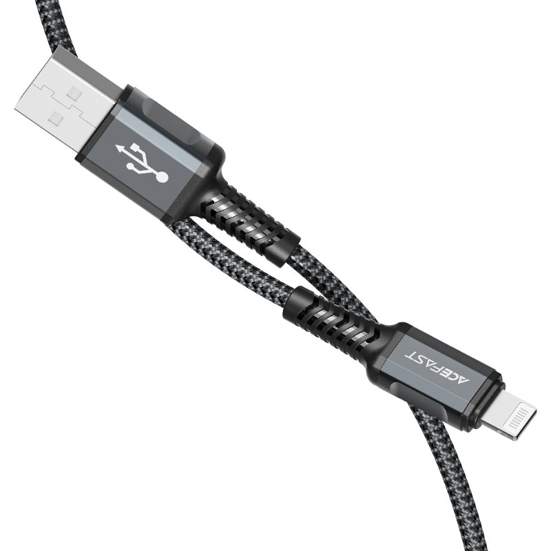 GC1-02 USB-A to Lightning aluminum alloy charging data cable