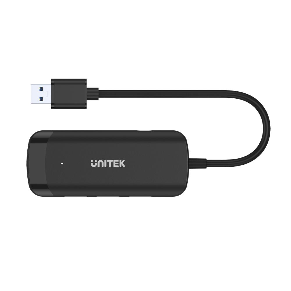 מפצל  uHUB Q4 4 Ports Powered USB 3.0 Hub H1111D