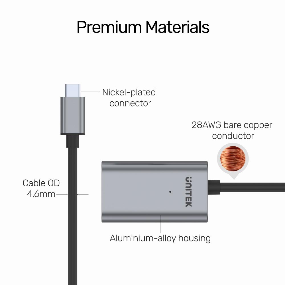 USB-C to USB-A Active Extension Cable U304A