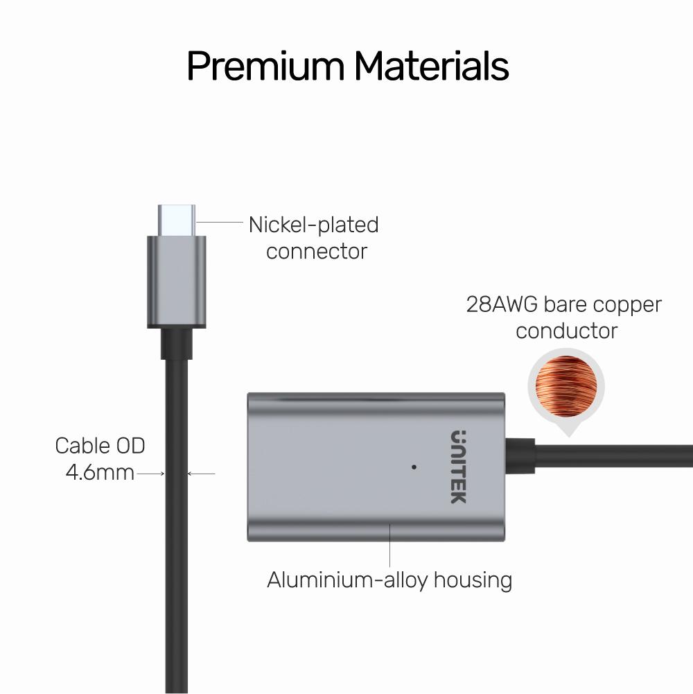 USB-C Active Extension Cable U305A