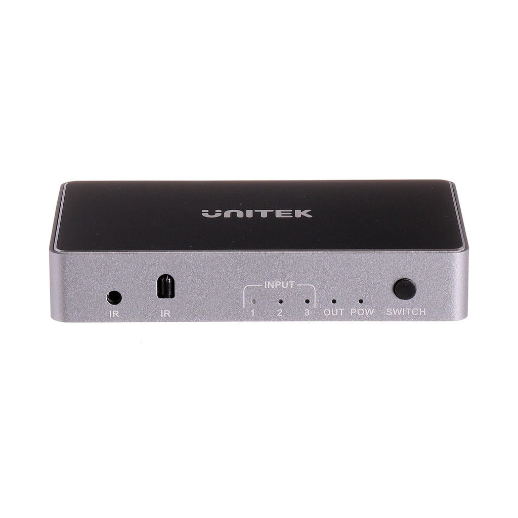 Unitek V1111A ממתג (סוויצ') 4K HDMI 1X3 + אופציה לספק כח חיצוני