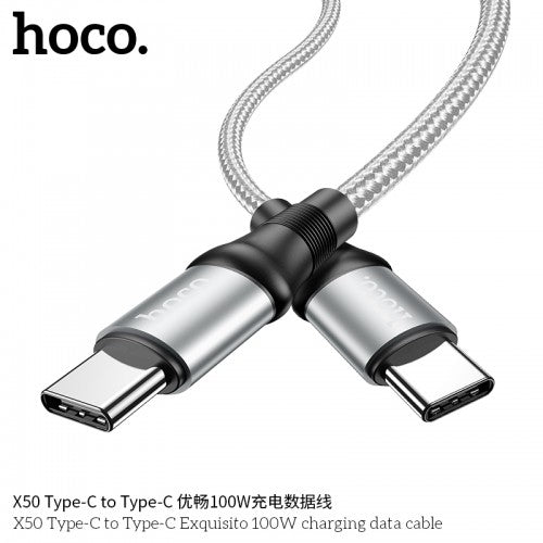 X50D Type-C to Type-C Exquisito 100W charging data cable(L=1M)