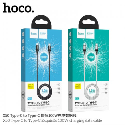 X50D Type-C to Type-C Exquisito 100W charging data cable(L=1M)