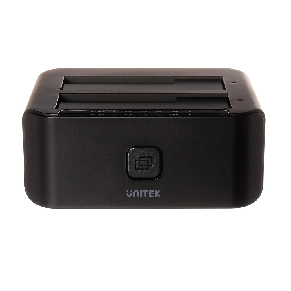 Unitek Y-3032 תחנת עגינה ומשכפל מהיר 2 דיסקים USB 3.0 TO DUAL SATA 6G