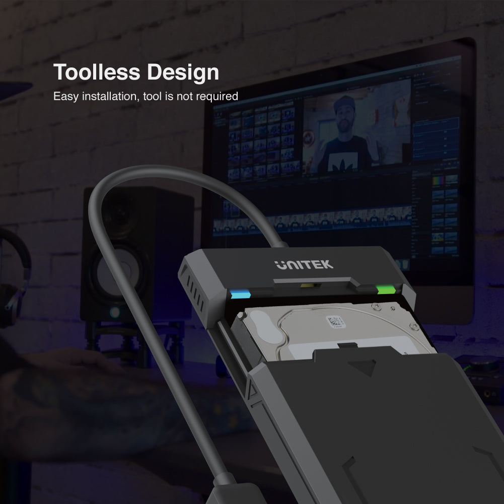 Unitek Y-3036  USB 3.0 2.5" SATA 5G מארז חיצוני לדיסק קשיח