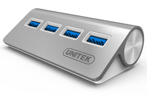 Y-3186 USB3.0 4-Port Aluminium Hub