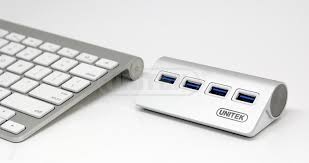 Y-3186 USB3.0 4-Port Aluminium Hub