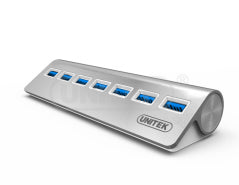 USB3.0 7-Port Aluminium Hub Y-3187