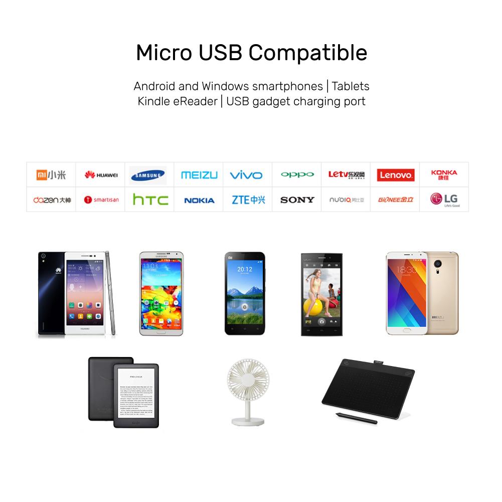 USB 2.0 to Micro USB Charging Cable 3M