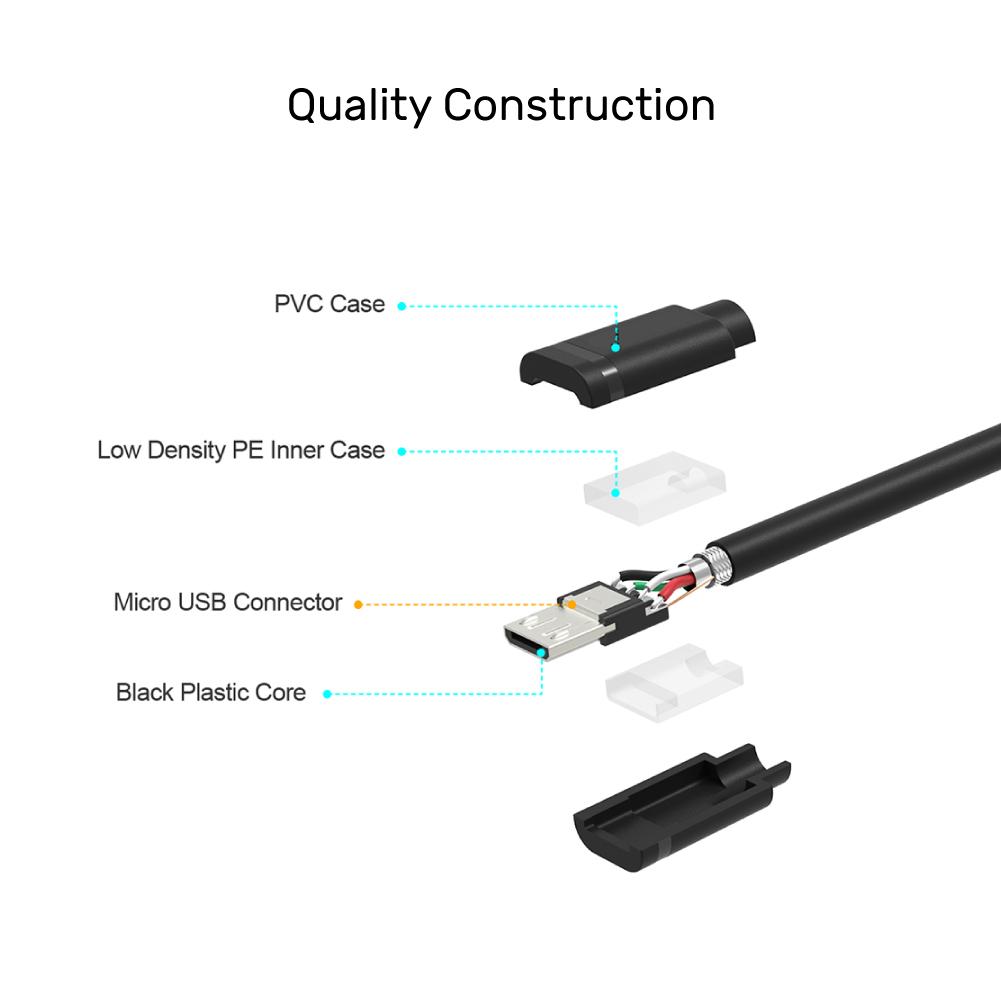 USB 2.0 to Micro USB Charging Cable 3M