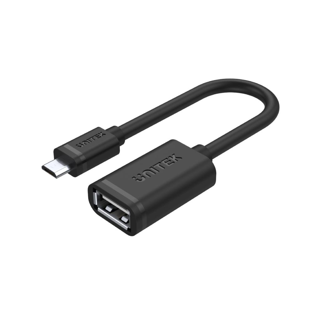 0.2M, Usb2.0 Micro USB (M) to Type-A (F)