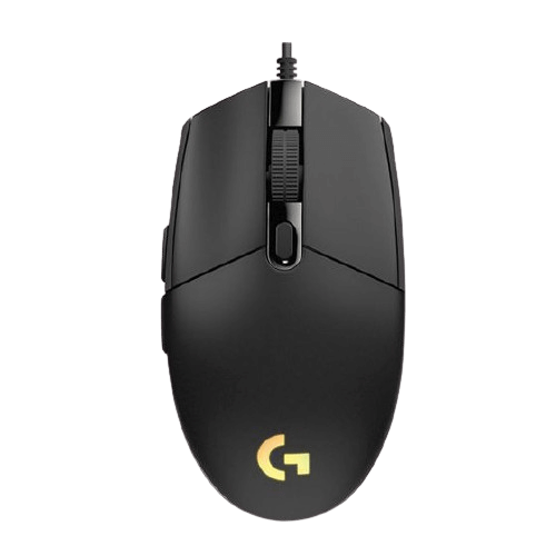 עכבר גיימינג שחור Logitech G102 LIGHTSYNC